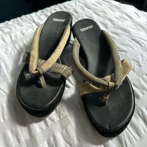 Camper Platform Wedge Sandals
